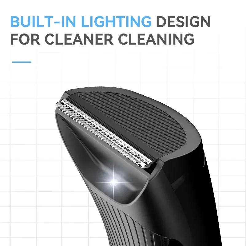 Hair Trimmer Kemei km-1848 Waterproof Body Hair Trimmer Hair removal Epilator Shaver Body Groomer Beard Grooming Kit Trimmers