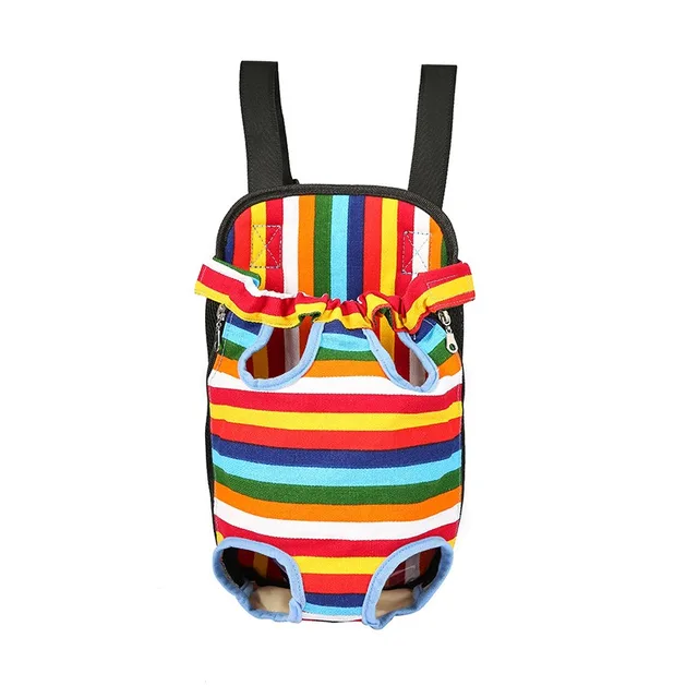 Breathable Cat/Dog Carrier Backpack, Portable Travel Pet Shoulder Bag with Chest Strap, Durable & Hands-Free 5