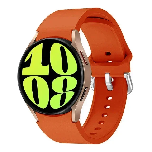 Sleek 20mm Silicone Watch Strap - Premium Wristband