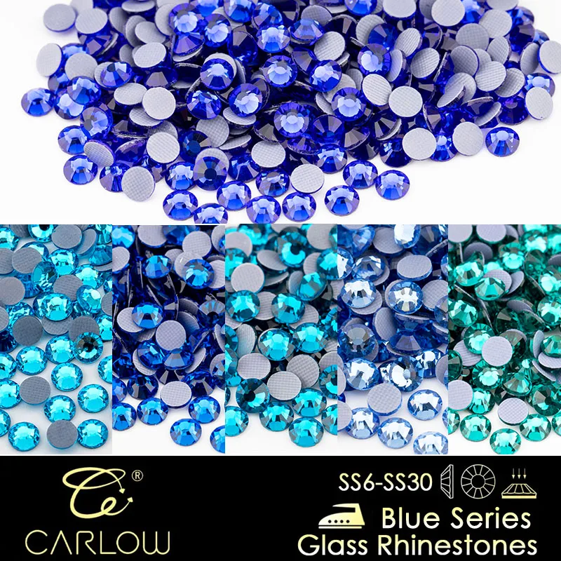 

CARLOW, превосходное качество, синяя серия, горячая фиксация, модель AAAAA, плоское стекло, железо на одежде