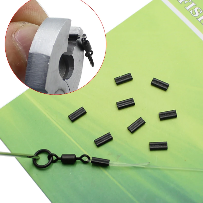 Carp Fishing Tackle Swivels Terminal End Bait Screws Quick Change Spinner Rigs E - Foto 12