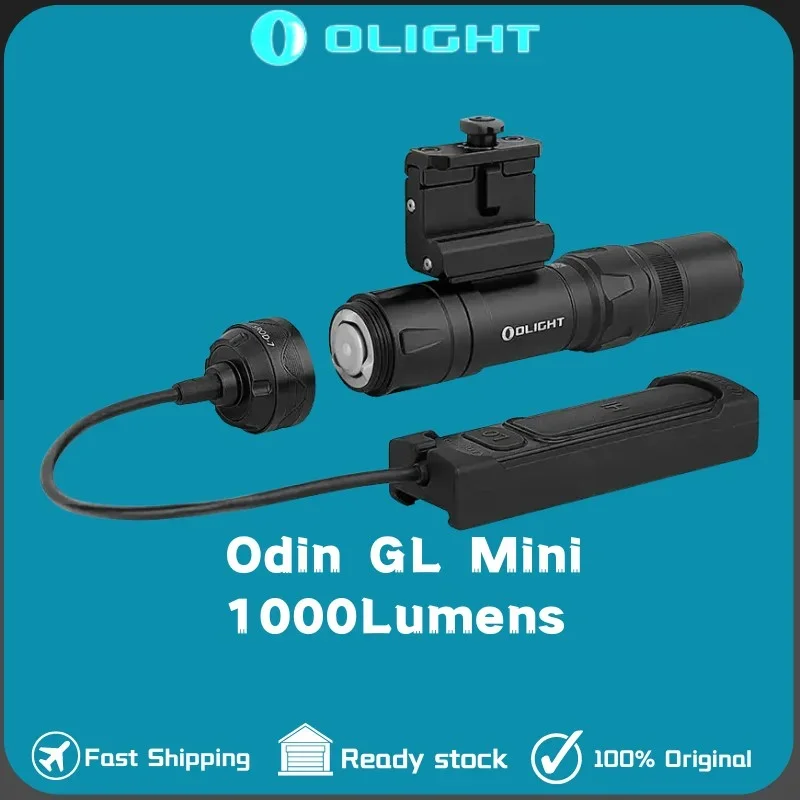 Olight Odin Gl Mini Pistola Magnetica Ricaricabile Luce 1000Lumen Torcia Tattica Arma Luce Include Batteria