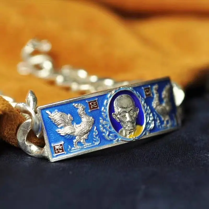 

Taiji Treasure Thai Buddha Hand Card Bracelet Series Temple Crack Rui