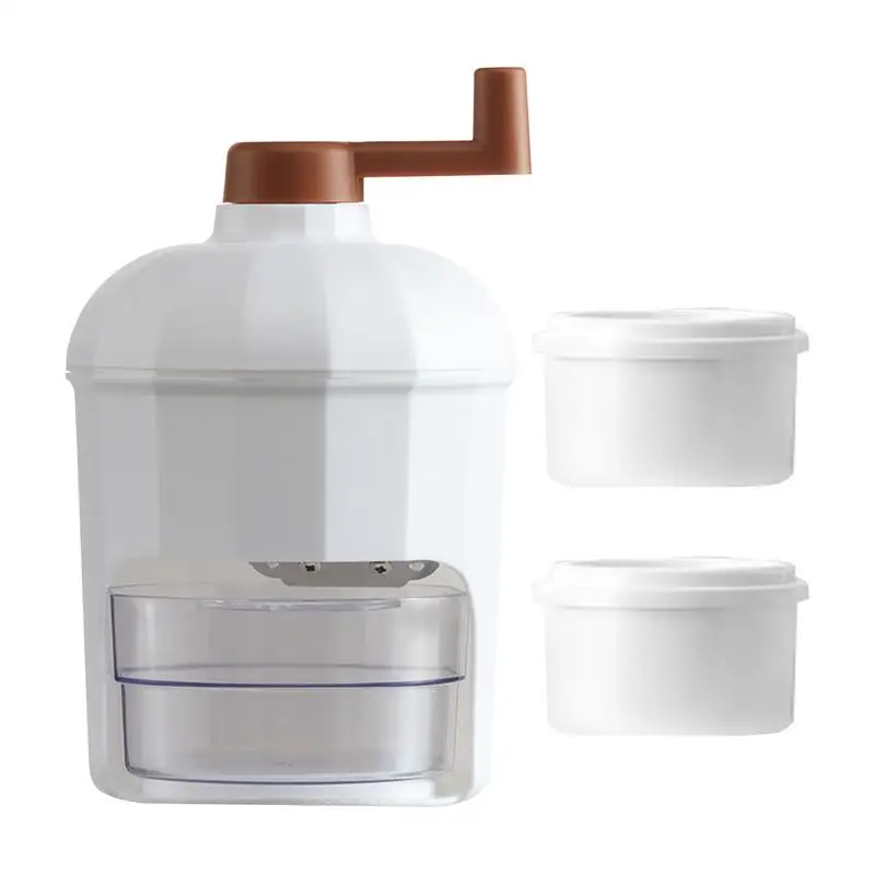 

Stainless Steel Blade Ice Crusher Ice Shaver Household Small Manual Ice Machine Hail Ice Breaking Artifacts Making For Ice