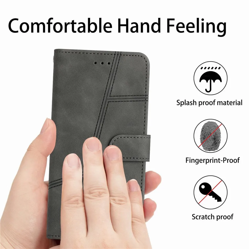 Protect Case Cover For Samsung Galaxy A14 A13 A22 A32 A33 A34 A50 A51 A52S A53 A54 S23 S21 FE S22 5G Wallet Card Slot Coque D01D