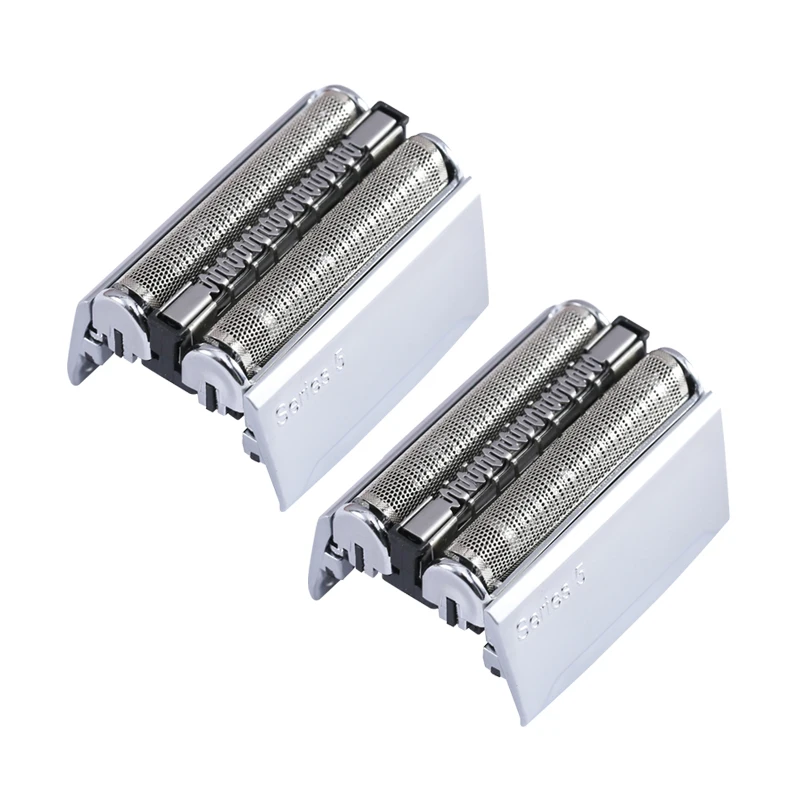 브라운 모델 5020S, 5030, 5030S, 5040, 5040S, 5050용 2PCS 5 시리즈 52S 면도기 교체 헤드