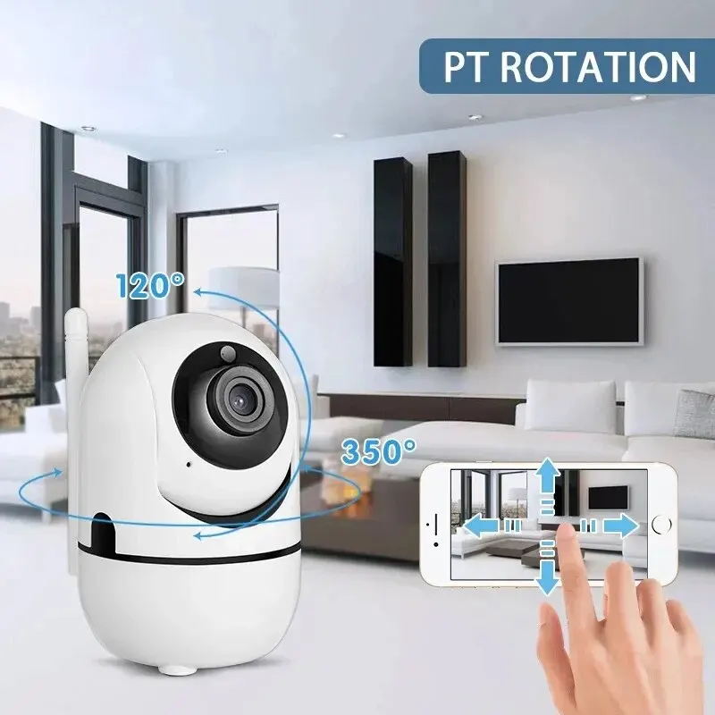 IP Camera Plus Smart Home 1080P HD Security Camera Auto Tracking Network Wireless Surveillance Night Vision WiFi Camera