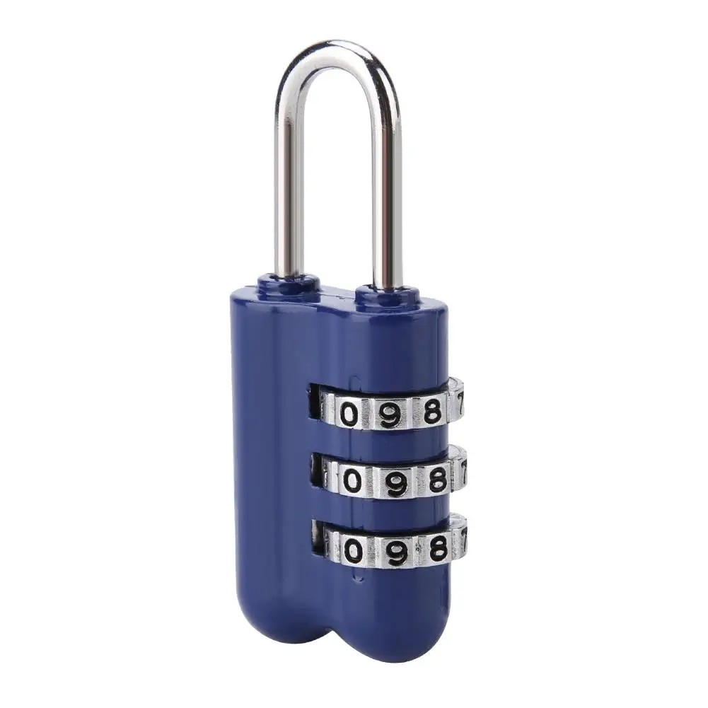 3-Digit Zinc Alloy Combination Padlock-Anti-Theft Luggage Lock for Security