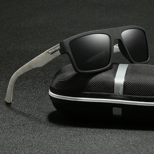 Солнцезащитные очки Polaroid унисекс, винтажные квадратные Поляризационные солнечные очки от известного бренда, Ретро стиль, для женщин и мужчин 1