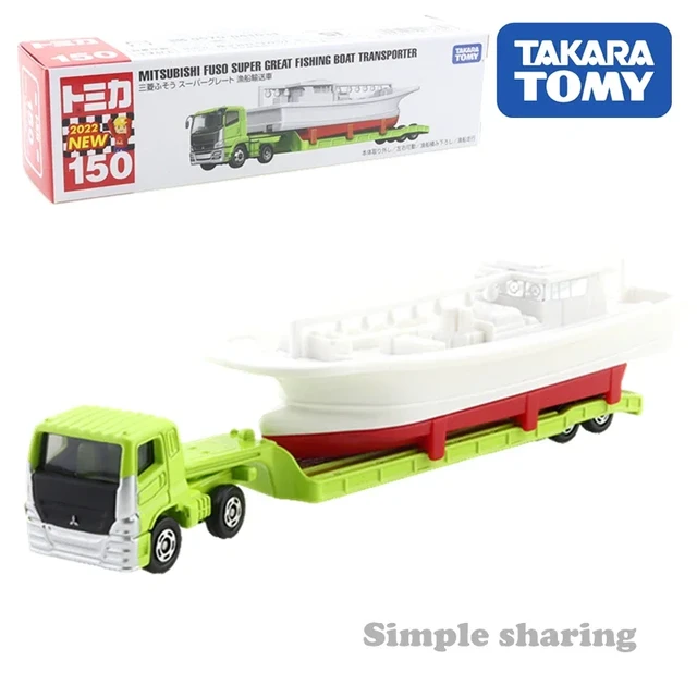 Takara Tomy Long Type Tomica No.150 Mitsubishi Fuso Super Great Fishing Boat  Carrier Toys Vehicle Diecast Metal Collection Model - AliExpress