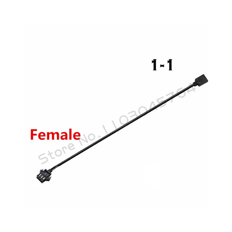 JST SM アダプタケーブル RGB 転送 4Pin 3Pin ARGB JST-3P SM3P JST-4P SM4P EL ワイヤーコードオス/メス MB AURA SYNC ライン