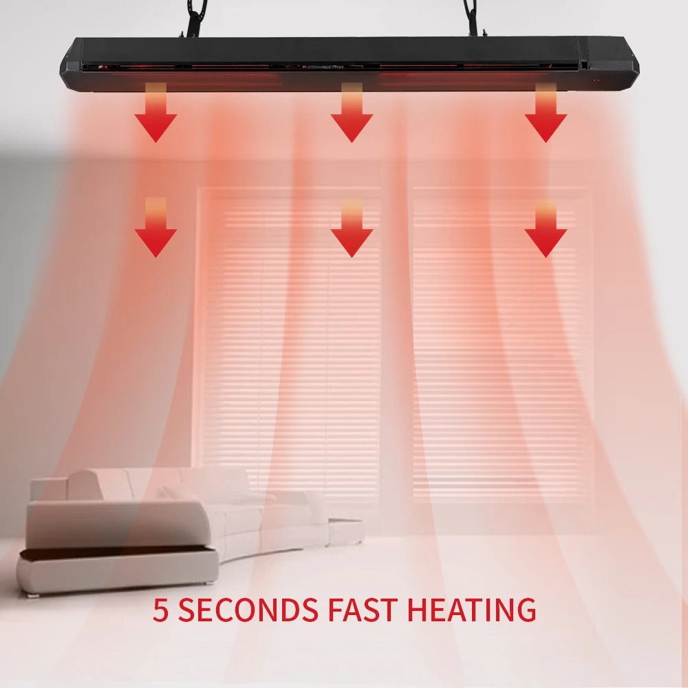 2022 new 1600w white glossy glass white panel heater 4 heat lamps elegant  electric ceramic heater for room - AliExpress