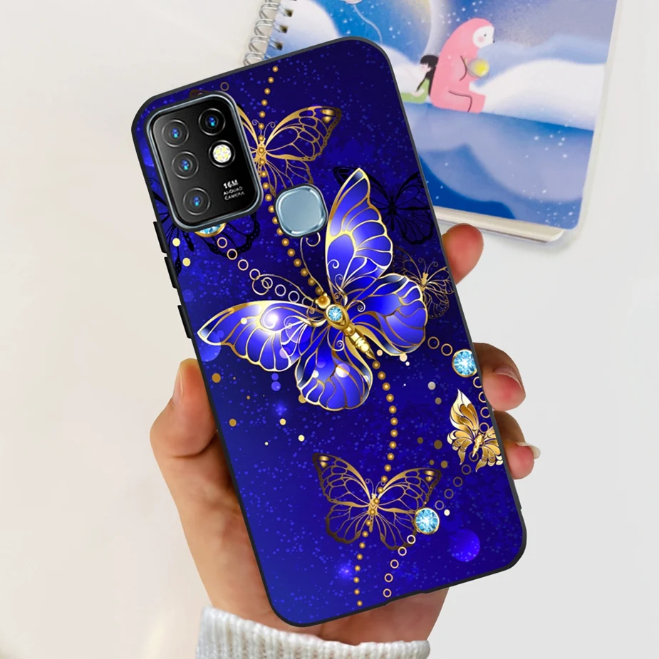 Cute Painted Soft Silicone Phone Case Cover