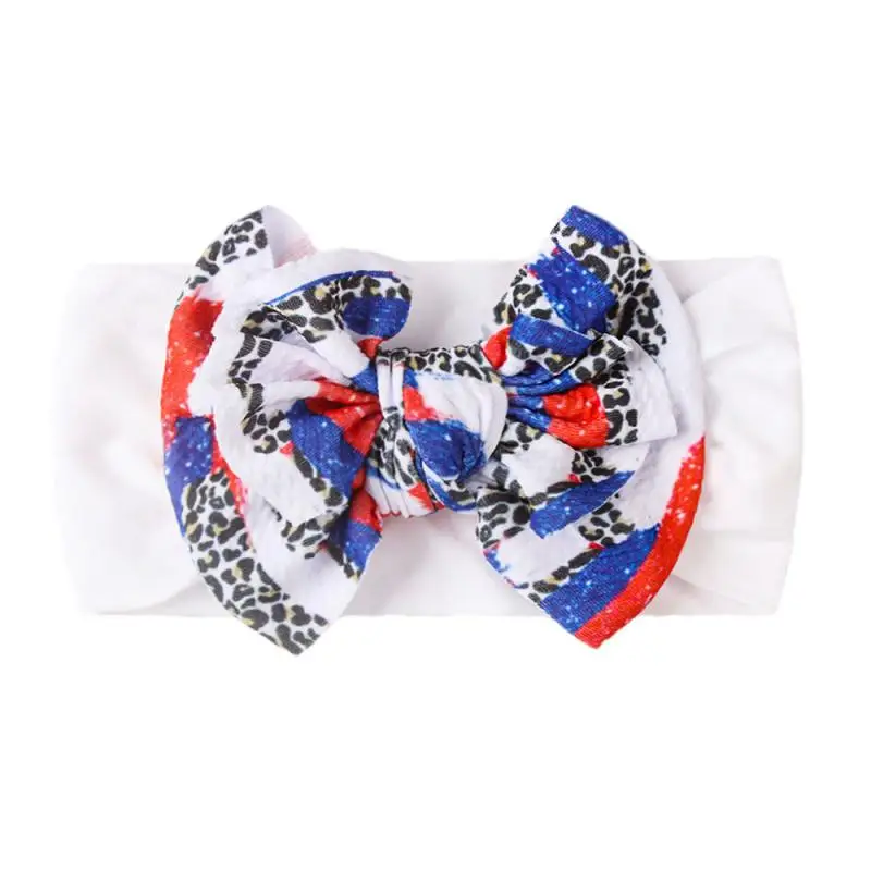 1pcs 0-4Y Baby Headband Elastic Bowknot Bohemia Infant Turban Girl Soft Cotton Headwear Cute Princess Newborn Hair Accessories baby accessories basket