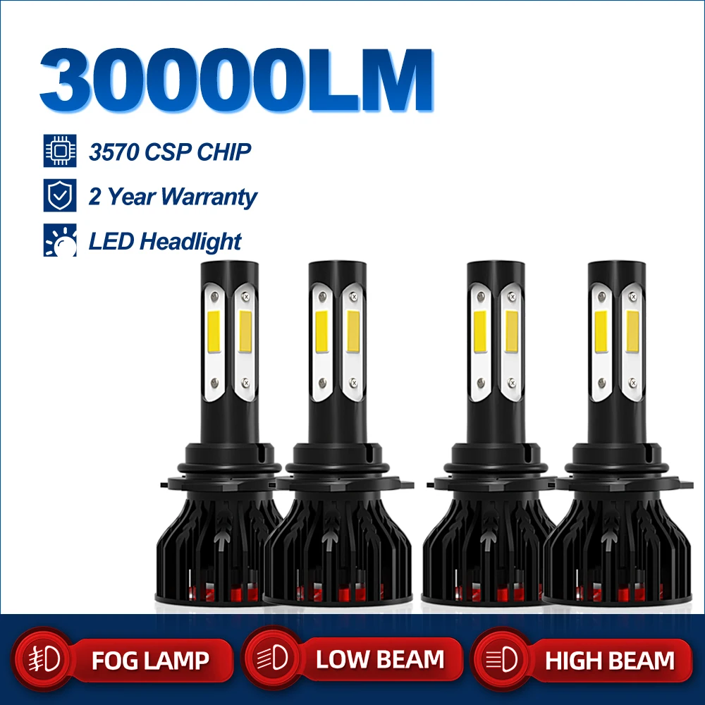 

Лампы для передних фар 120 лм, H7, 9005 Вт, 9006 HB3, HB4, 6000, H4, H11, H13