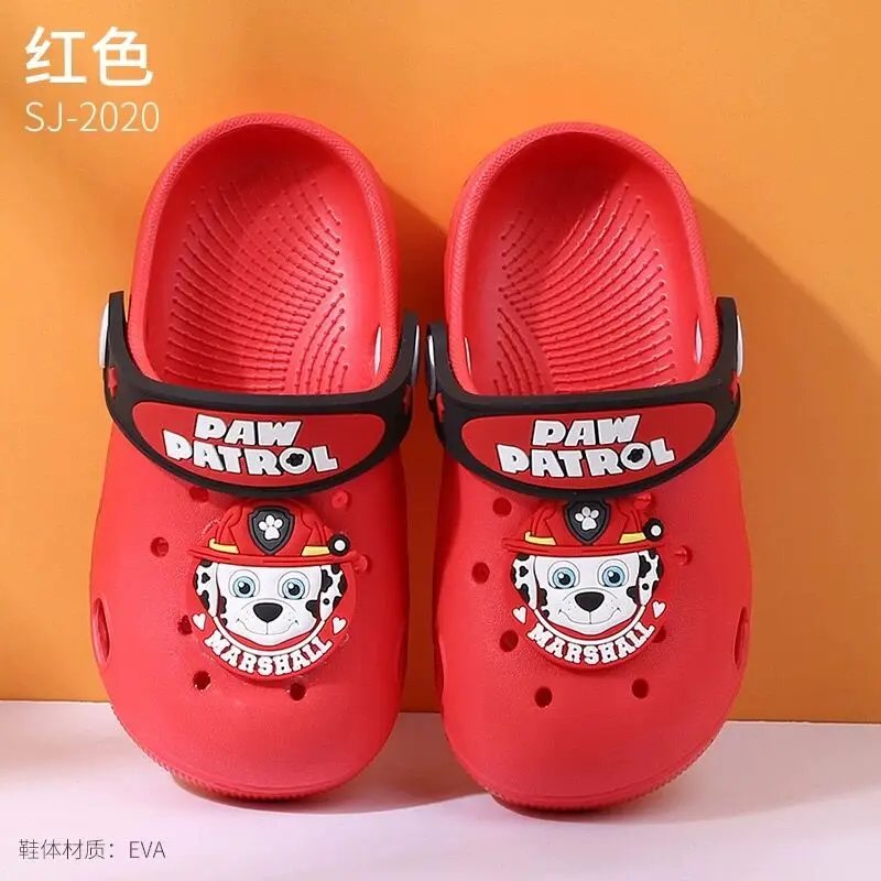 Sandali originali Paw Patrol Cartoon bambini pantofole comode Creative estate adorabili scarpe con foro all'aperto regalo antiscivolo per bambini