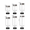 100-500ml Graduated Glass Bottle High Borosilicate High Temperature Resistant Glass Jars Leak Proof Storage Bottle Spice Jars 6