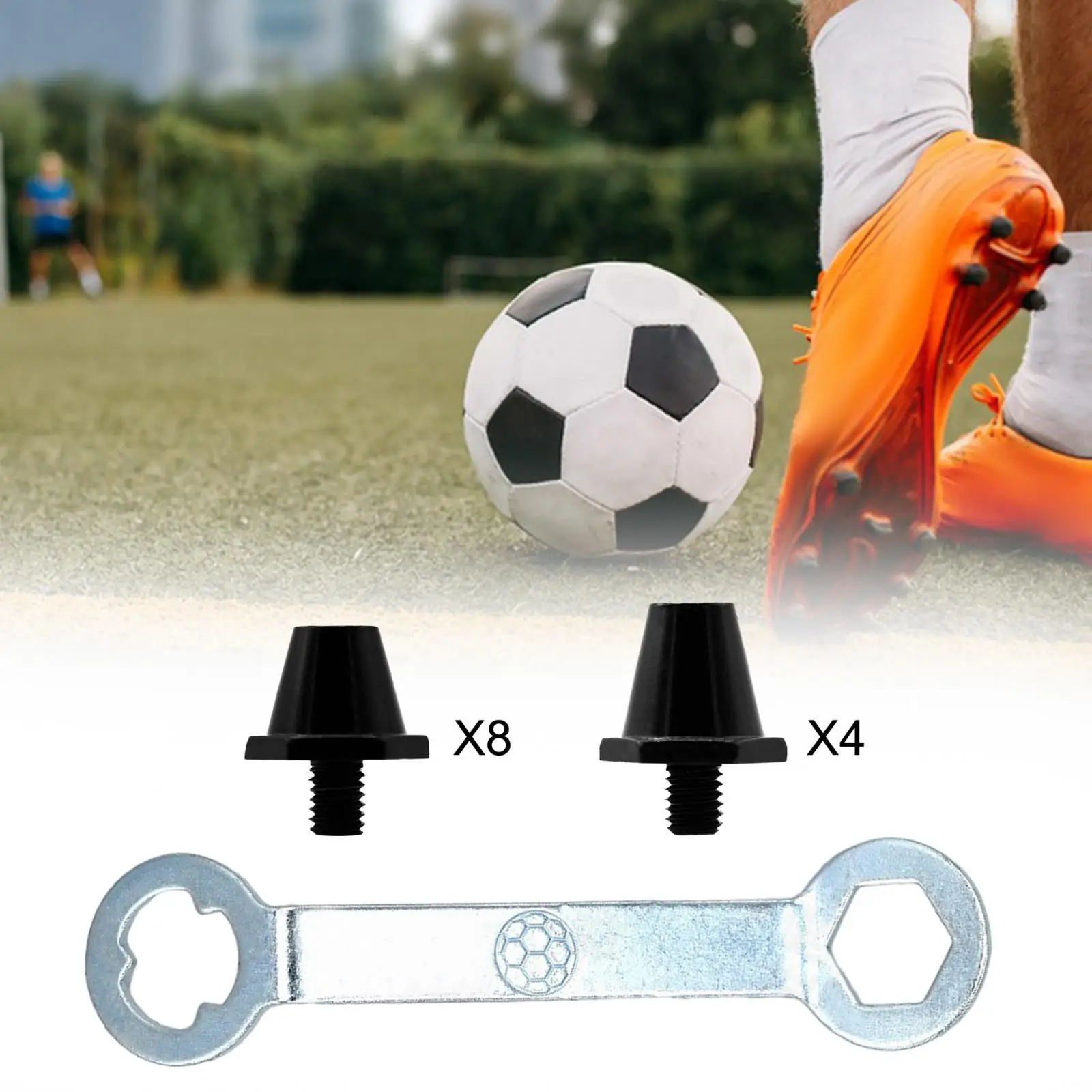 Football Shoes 12Pcs Football Boot Spikes M5 Soccer Shoe Studs for Athletic Sneakers