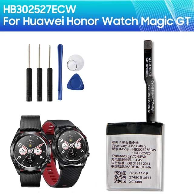 New Battery HB302527ECW for Huawei Honor Watch Magic GT 178mAh Watch  Battery Replacement