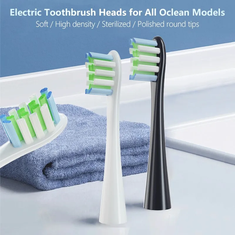 Oclean Sonic 전동 칫솔 X /X Pro/One/SE+/Air/Z1/F1 교체용 리필 강모 밀봉 포장용 칫솔 헤드