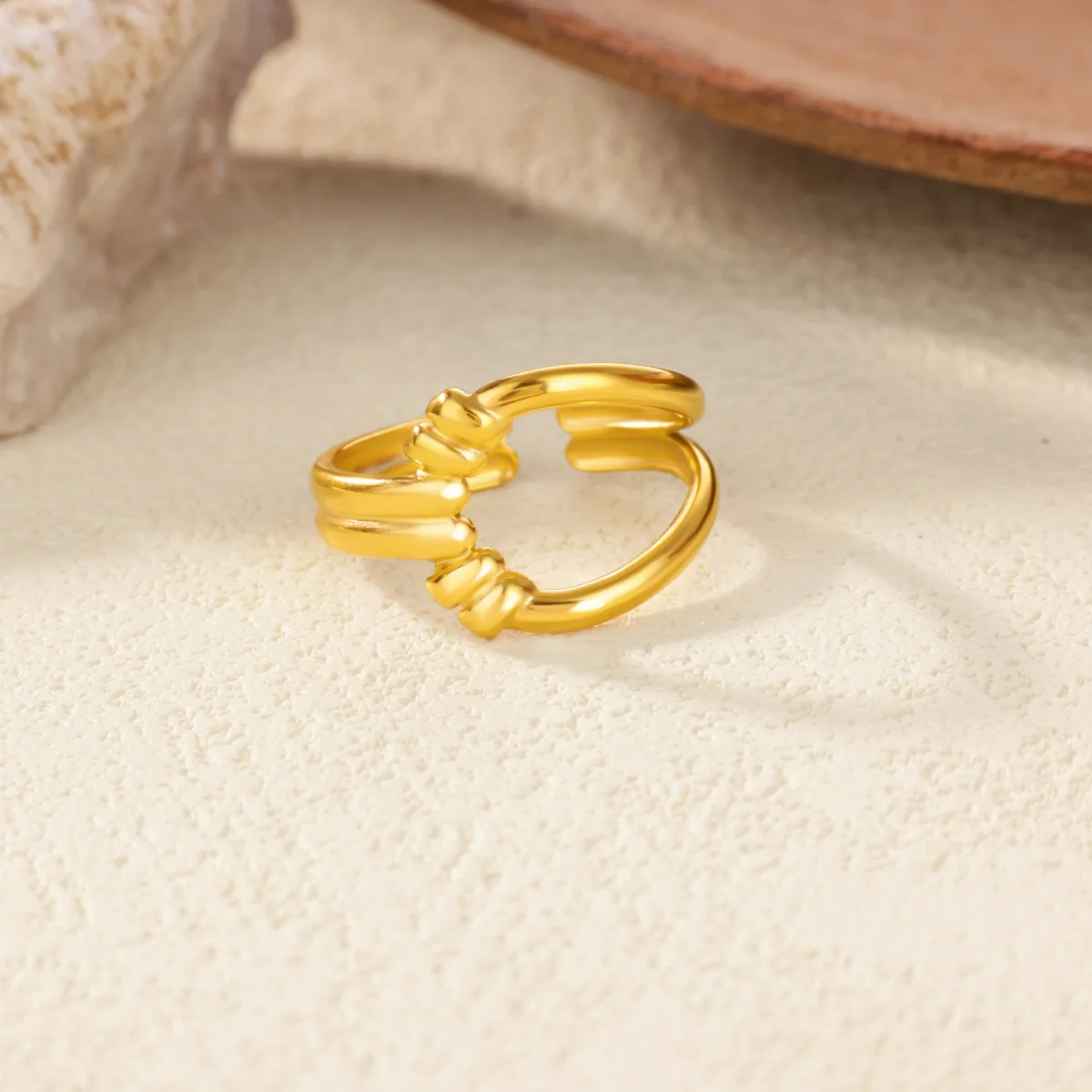 Minimalist Rings Women Steel