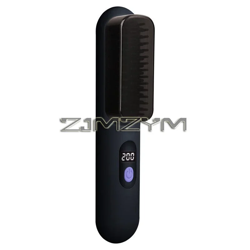 Rechargeable Straightening Comb Portable Negative Ion Hair Care Soft Hair Care Wireless Straightening Comb Hairdressing Tools
