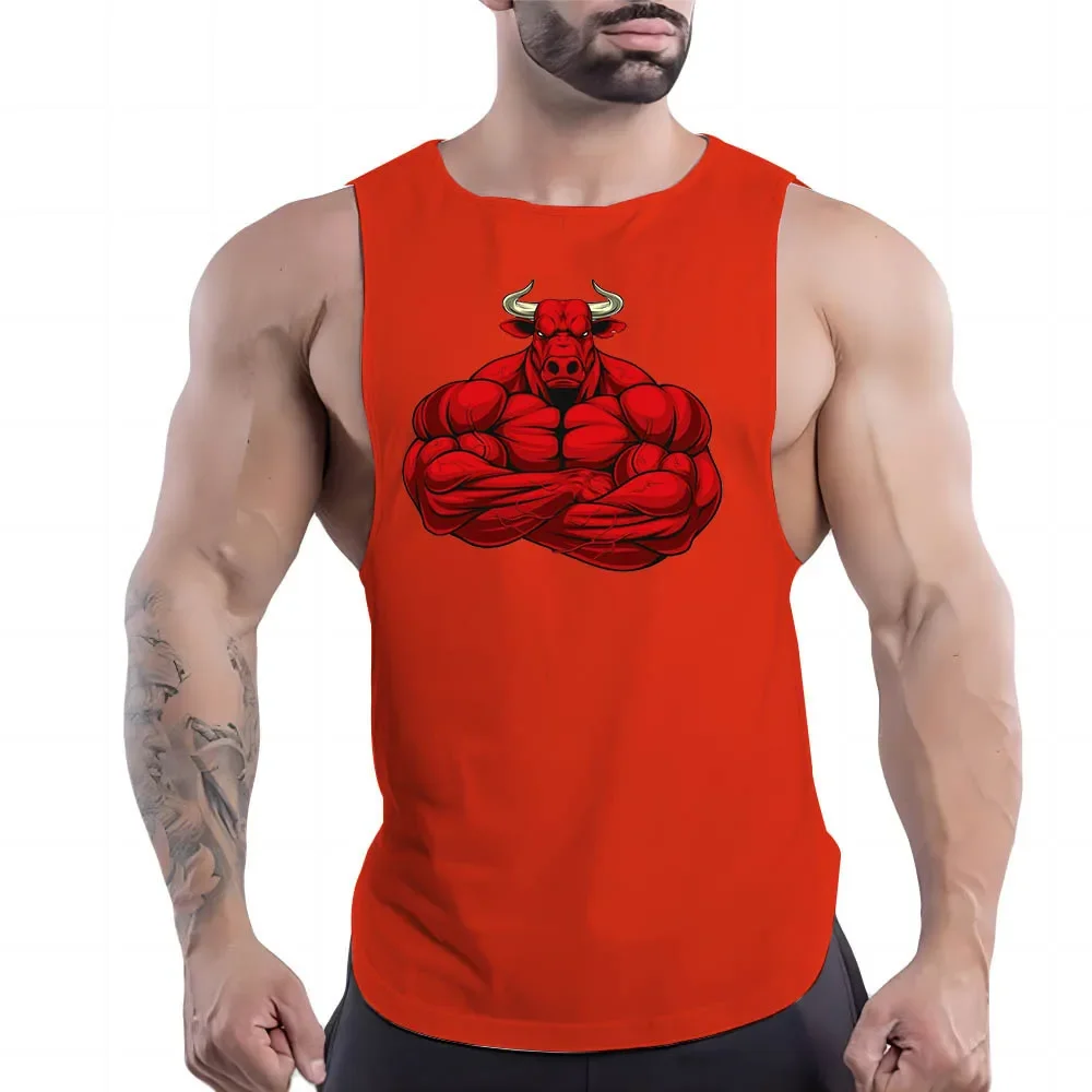 thumbnail image 1 of Camiseta sin mangas para exteriores, baloncesto, secado rápido, para las cuatro estaciones, moda, gimnasio, deporte, ocio, Y2k, transpirable, ropa para hombre, FNAF, 1 of 5