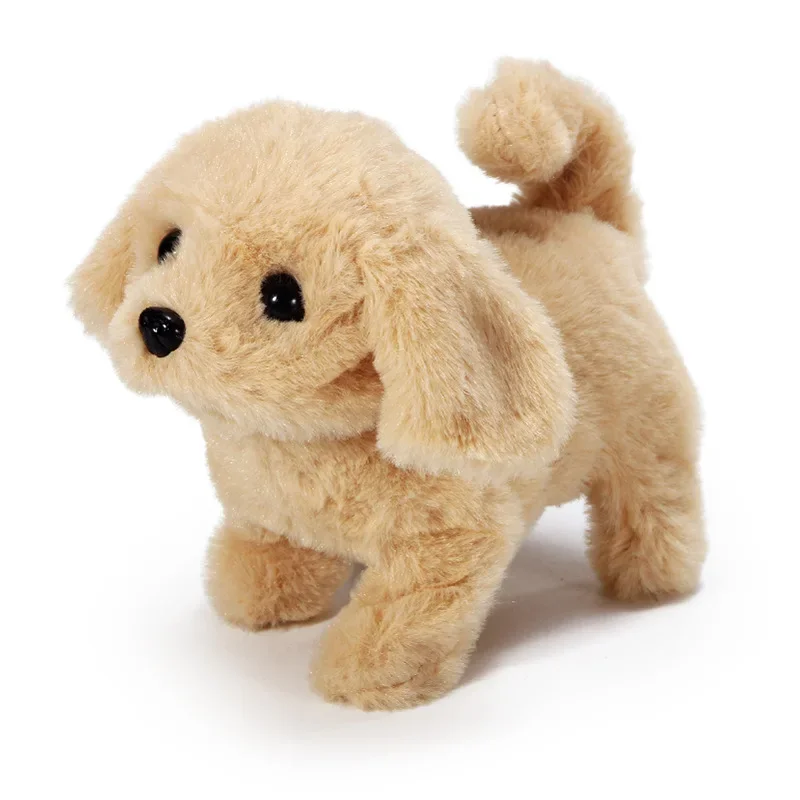 Electric Plush Toy Dog Realistic Doll Walking Smart Street Stall Toy Dog Will Bark Quality Material Simulation Animal