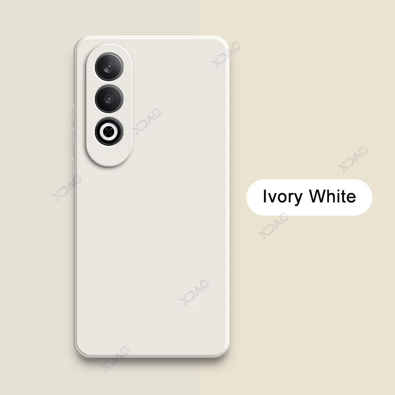 Enhanced Liquid Silicone Phone Case - Square Design, 360° Soft Protective Anti-drop Shockproof Cover