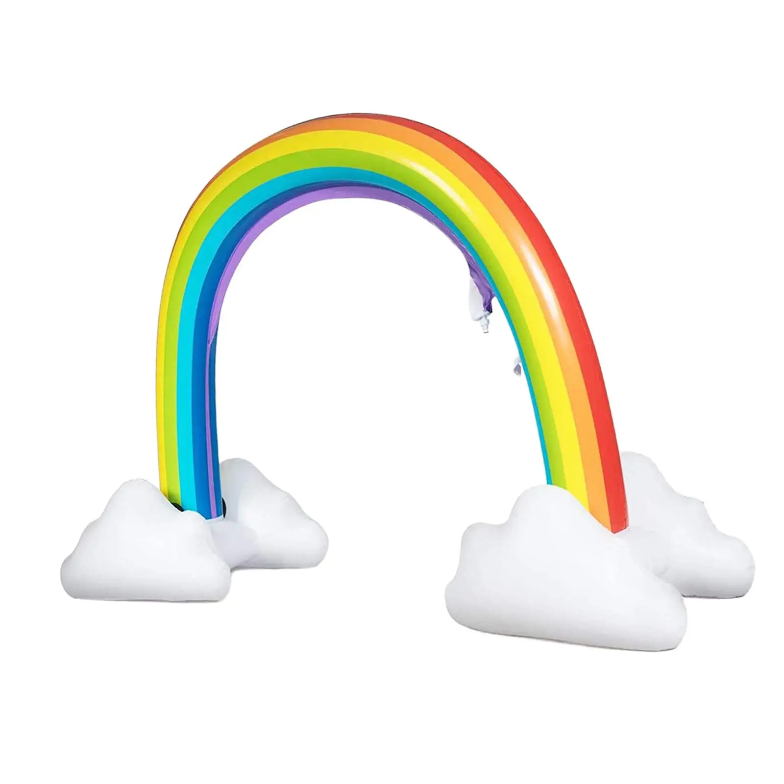 Inflatable Rainbow Sprinkler PVC Colorful Portable Outdoor Lawn Sprinkler Bridge for Child Outside Pool Parties Garden Adults Inflatable Rainbow Sprinkler PVC Colorful Portable Outdoor Lawn Sprinkler Bridge for Child Outside Pool Parties Garden Adults