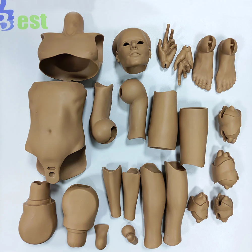 High Precision resin bjd doll body prototype vacuum casting parts Service for plastic BJD dolls