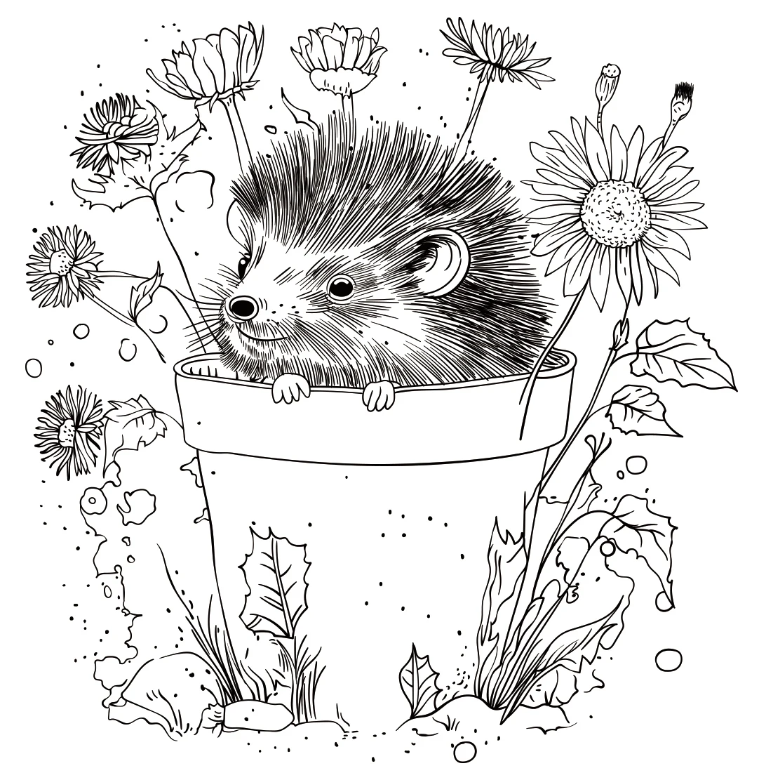 Custom Small Animal Hedgehog Transparent Silicone Rubber Stamp And Die Sheet Cling Scrapbooking DIY Cute Pattern Photo Album