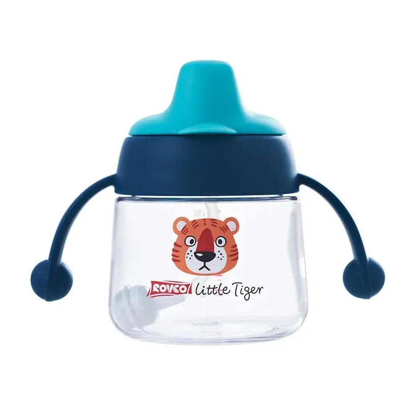 180ml Baby Girl Boy Feeding Cup Cartoon Baby Feeding Children Learn Drinking Bottle Water Bottle Training