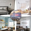 Beach Wall Clock Wall Art Clock Luxury Marble Watch Wall Mount Mechanic Clock Frameless Clock Wall Decor for Living Room Kitchen 4