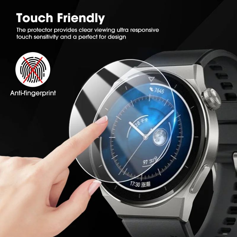 Watch Screen Protector Tempered Glass For Huawei Watch GT 2 3 GT2 GT3 Pro 46mm GT Runner Smartwatch Screen Protector Explosion-Proof Film Accessories