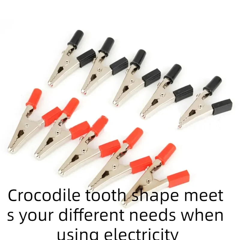 Alligator Clips Test Clip 10 Pieces Metal Alligator Clips with Screws And Solder Ports