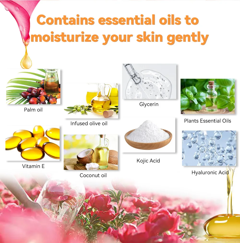 Handmade Kojic Acid Yoni Soap And Oil Body Intimate Whitening Vaginal Itching Odor Relief Ph Balance Anti Infection For Women 6