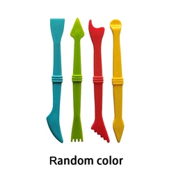 Children's Creative Play Dough Tool Kit with Assorted Animal and Ocean-Themed Molds & Accessories (4pcs random)