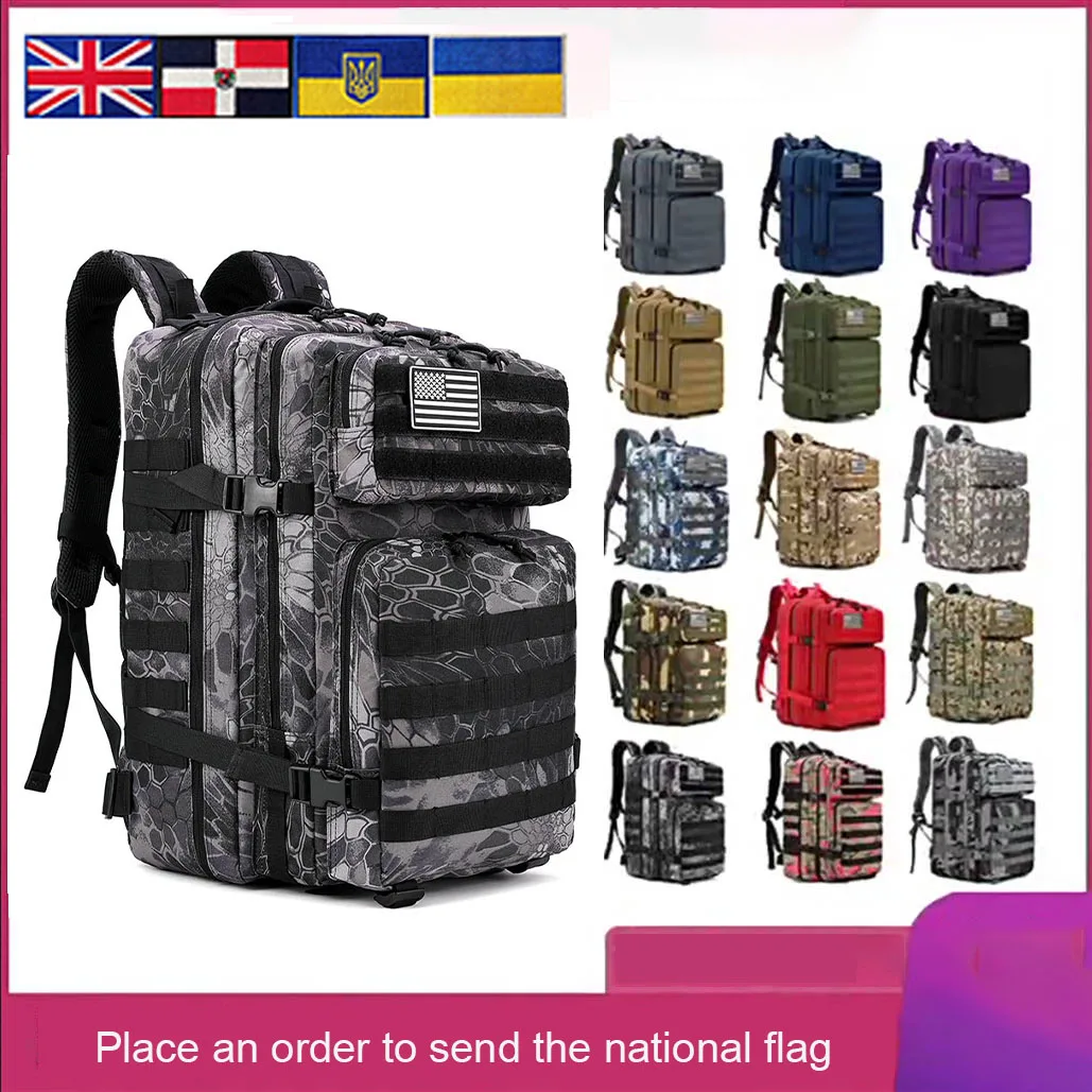 

30L/50L Outdoor Camouflage Backpack Men Bags Travel Fishing Pink Backpacks 3P Attack Pack Military Hiking Backpack Bag Sports