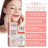 Jaysuing Hyaluronic Acid Face Serum 5 In 1 Moisturizing Brightening Anti-Aging Vitamin C Shrink Pores Serum Skin Care 30ml 4