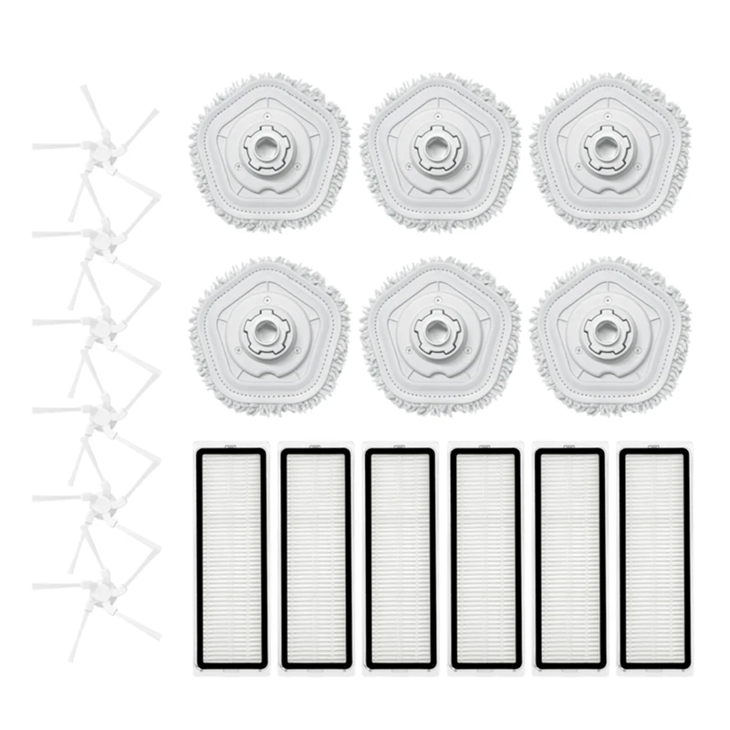 

For Dreame Bot W10 W10pro Cleaning Robot Vacuum Replacement Spare Parts Accessories Hepa Filter Side Brush Mop (Integrated)