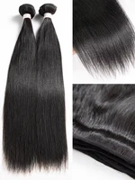 30 40 Inch Bone Straight 100% Weave Human Hair Bundles Raw Hair Extensions Brazilian Natural Black 3 4 Bundle Deals Unprocessed 2