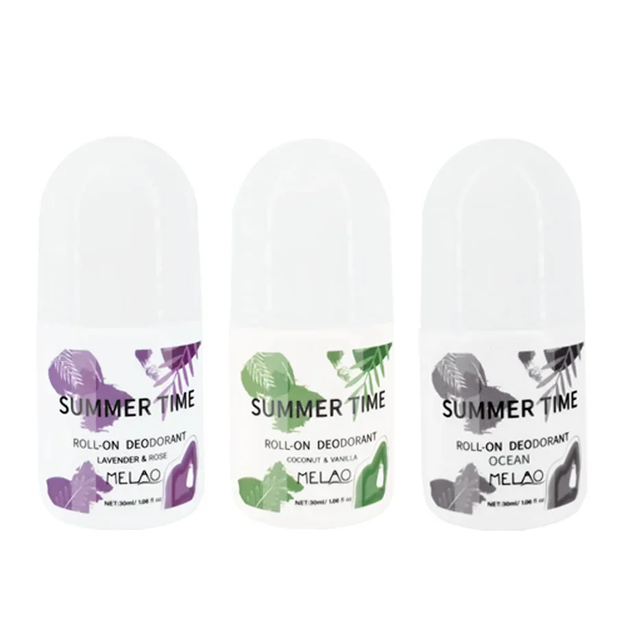 Aluminum Free Mineral Deodorant Roll-On For Women Men Paraben Free Certified Cruelty Vegan
