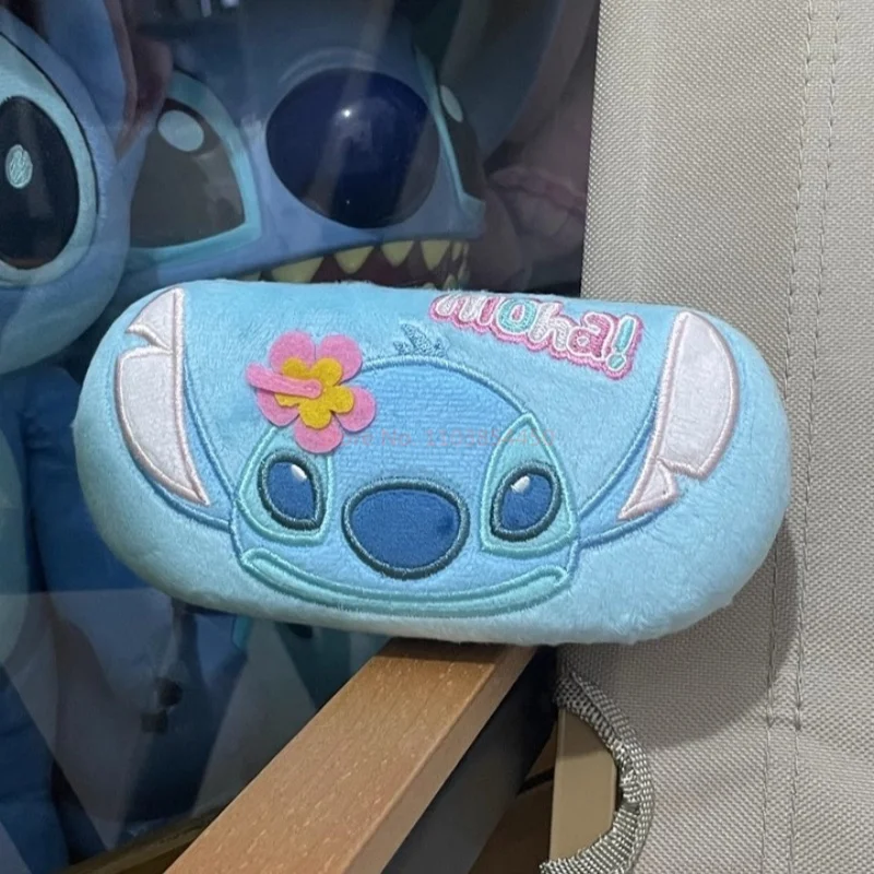 High Quality Stitch Plush Glasses Case Anti Drop Kawaii Cartoon Anime Lilo & Stitch Sunglasses Myopia Glasses Storage Box Gift