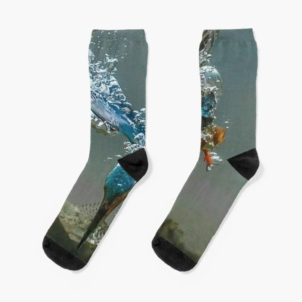 

King Fisher Bird Socks Rugby custom hip hop Socks Female Men's