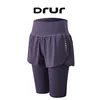DRUR Yoga Shorts Women Summer Five-Quarter Athletic Shorts Elastic Waist Running Workout Short Leggings For Ladies Sport Shorts