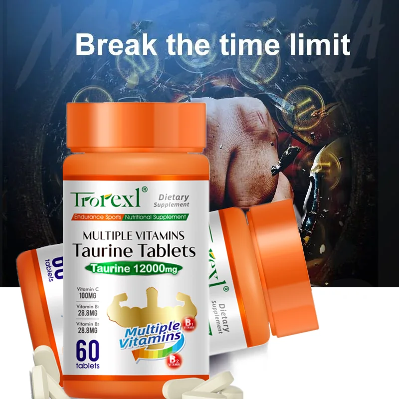 Trorexl Multivitamin Taurine Tablets Physical Strength Supplements Energy Enhancement Anti-fatigue
