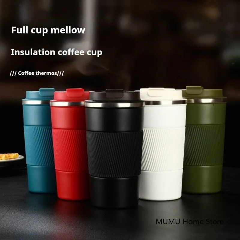 380 مللي/510 مللي كوب قهوة من الفولاذ المقاوم للصد...