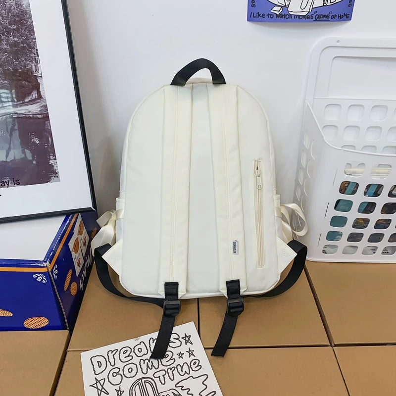 Fashion Waterproof Women Backpack Bow Design Cute Schoolbag Girls Kawaii Rucksack High School Bookbag Travel Mochila