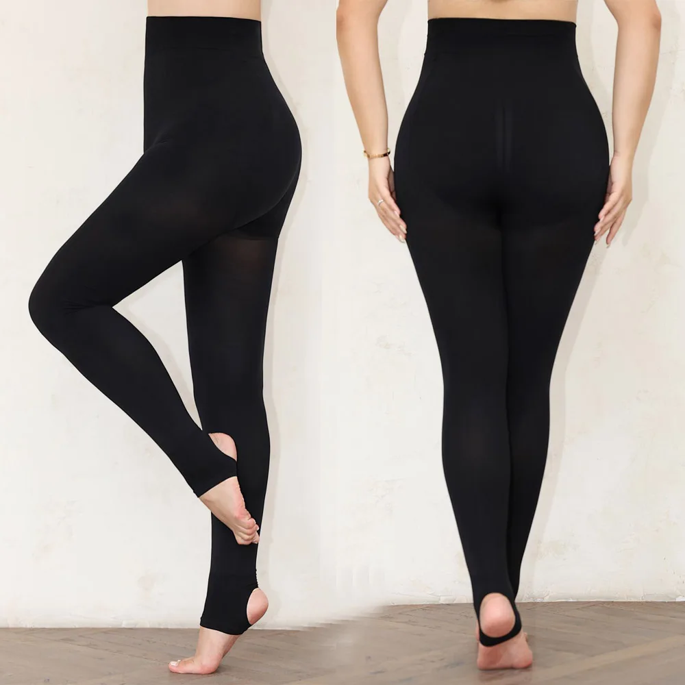 Plus Size Women's Tights Slim Premium Moistening Stockings Micro Transparent Magic Step Foot Leggings Autumn 2025